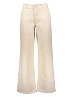 Spodnie damskie - Pieces Dżinsy - Regular fit - w kolorze kremowym - miniaturka - grafika 1