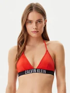 Stroje kąpielowe - Calvin Klein Swimwear Góra od bikini KW0KW02854 Czerwony - miniaturka - grafika 1