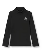 Koszulki i topy damskie - ODLO Unisex dziecięca bluza Bl Top Turtle Neck L/S Active Warm Eco Kids czarny czarny 152 159259 - miniaturka - grafika 1