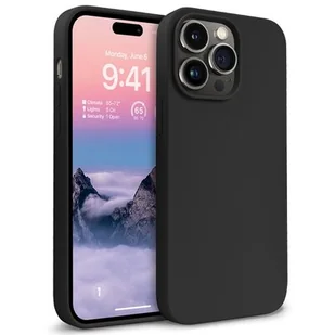 Etui Crong Color Cover do iPhone 14 Pro Max Czarny - Etui i futerały do telefonów - miniaturka - grafika 1