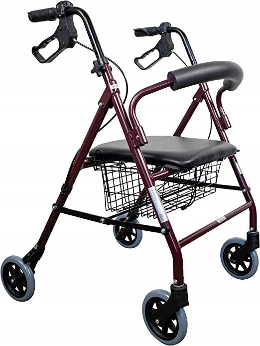 Balkonik składany na kółkach Mobiclinic - Stabilność i wsparcie w ruchu