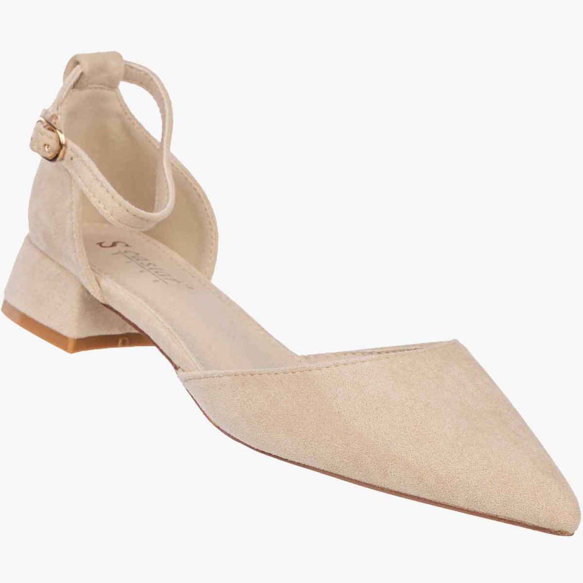 Szpilki Damskie Buty Na Klocku Klasyczne Czółenka Eleganckie Beżowe 37