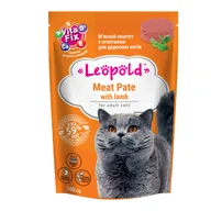 Mokra karma dla kotów - Leopold Pasztet mięsny z jagnięciną dla kotów 100g - miniaturka - grafika 1