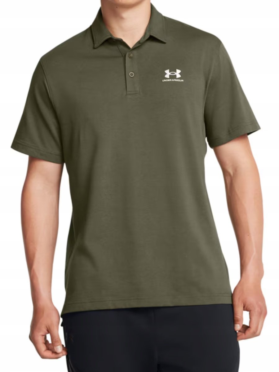 KOSZULKA POLO UNDER ARMOUR męska 1386608-390 klasyczna z kołnierzykiem S S