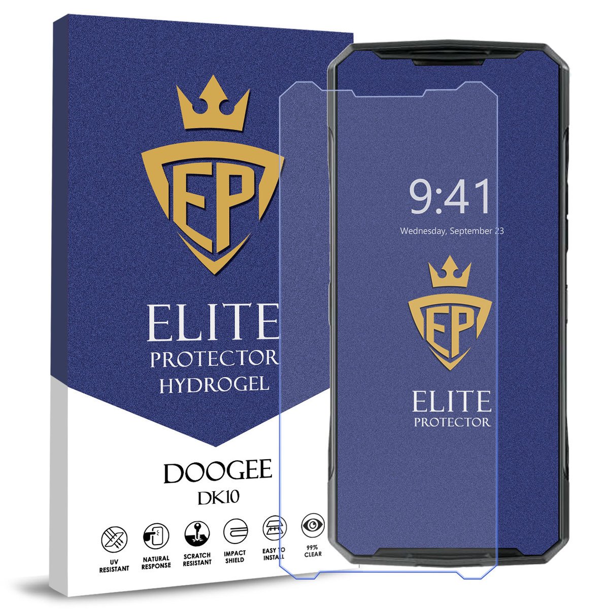FOLIA 5D CAŁY EKRAN NA TELEFON DO DOOGEE DK10 HYDROŻELOWA ORYGINAŁ