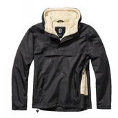 Odzież taktyczna i umundurowanie - Kurtka BRANDIT Kangurka Sherpa Windbreaker - Czarna 5XL - miniaturka - grafika 1