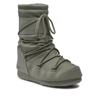 Śniegowce damskie - Moon Boot Śniegowce Mid Rubber Wp 24010300002 Khaki - grafika 1