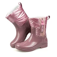 Kalosze damskie - Kalosze dziewczęce ocieplane różowe,  nowa kolekcja, Rain Way rozmiar 29 - miniaturka - grafika 1