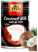 Soki i napoje niegazowane - Mleko kokosowe, mleczko kokosowe Real Thai 400 ml - miniaturka - grafika 1