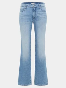 Mustang Jeansy Crosby 1014798 Niebieski Straight Fit - Spodnie damskie - miniaturka - grafika 1