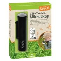 Moses . Verlag GmbH 9788 ultralekki mikroskop kieszonkowy LED, czarny - Mikroskopy i lupy - miniaturka - grafika 1
