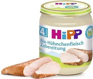 HiPP, ekologiczny kurczak z ryżem, 125 g - Dania dla dzieci - miniaturka - grafika 1