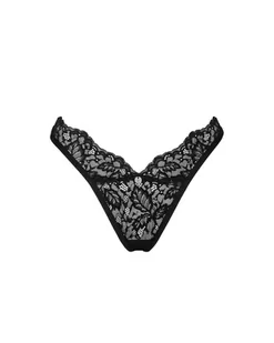 Stringi Bellastia Czarny (Rozmiar M/L) - Majtki damskie - miniaturka - grafika 3