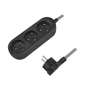 LogiLink 3 gniazda 1.5m LPS261 - Listwy zasilające - miniaturka - grafika 1