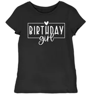 Koszulki i topy damskie - Koszulka damska birthday girl czarna XL - miniaturka - grafika 1