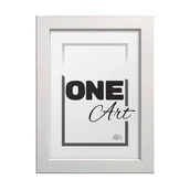 Ramki na zdjęcia - Ramka na zdjęcia Hekla 18x24 foto MDF nóżka biały 1szt. - miniaturka - grafika 1