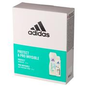 Zestawy kosmetyków damskich - Adidas Zestaw przezentowy PRO INVISIBLE &amp; PROTECT, żel pod prysznic 250 ml + antyperspirant w sprayu 150 ml 3616302037469 - miniaturka - grafika 1