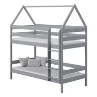 Łóżka dla dzieci i młodzieży - Łóżko piętrowe domek 180x90 - miniaturka - grafika 1