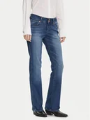 Spodnie damskie - Wrangler Jeansy Bold 112371207 Granatowy Bootcut Fit - miniaturka - grafika 1