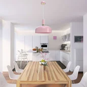 Lampy sufitowe - Milagro Lampa wisząca MALMO PINK 1xE27 MLP6199 - miniaturka - grafika 1