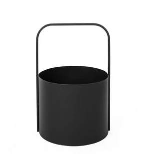 Metalowy Kosz Stojak Na Drewno Kominkowe 33cm Mały / Kapaga - Akcesoria kominkowe - miniaturka - grafika 1