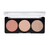 Bronzery i konturowanie twarzy - HEAN - Glow Nude Palette - Paletka do konturowania twarzy - SUNGLOW - miniaturka - grafika 1