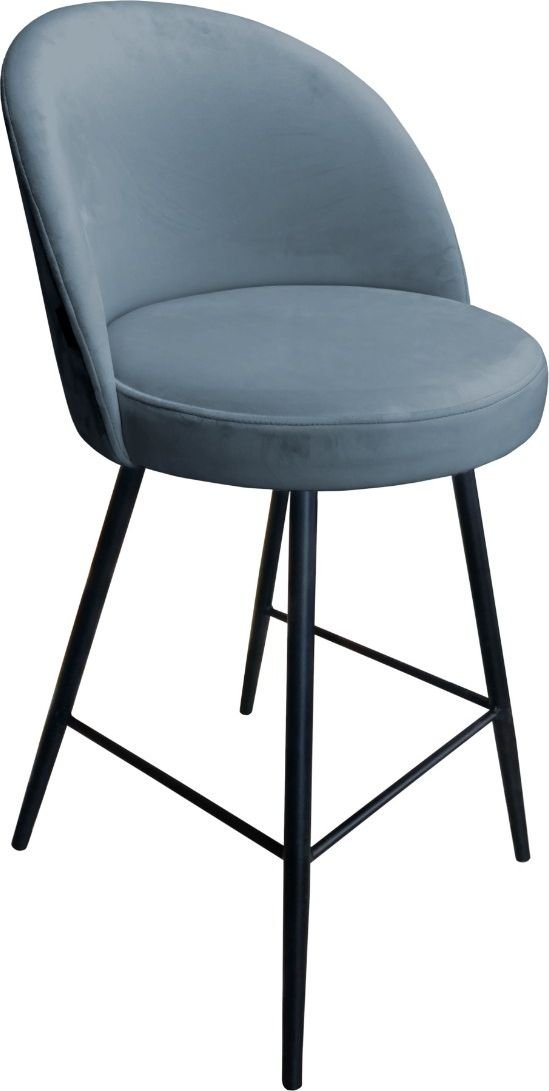 Atos Hoker TANEW BL VELVET tapicerowany aksamitem z oparciem ATOS