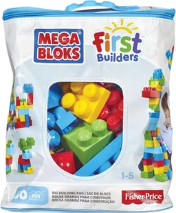 Mega Bloks First Builders Duża Eco Torba z Klockami (227150) - Klocki - miniaturka - grafika 1