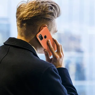 Dux Ducis Yolo eleganckie etui pokrowiec ze skóry ekologicznej Samsung Galaxy M30s pomarańczowy - Etui i futerały do telefonów - miniaturka - grafika 12