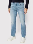 Spodnie męskie - Guess Jeansy Angeles M2YAN2 D4Q43 Niebieski Slim Fit - miniaturka - grafika 1