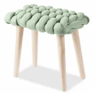 Taborety i hokery - YETI taboret Halmar jasny zielony  - miniaturka - grafika 1