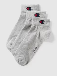 Skarpety z detalem z logo, w zestawie 3 szt., model „Quarter Sock” - Skarpetki męskie - miniaturka - grafika 1