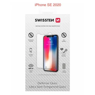 Hartowane szkło ochronne Swissten, pro Jabłko iPhone SE 2020, czarna, case friendly and color frame - Szkła hartowane na telefon - miniaturka - grafika 2