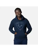 Bluzy męskie - Bluza Rossignol Logo Sweat Hood Fl granatowy S - miniaturka - grafika 1