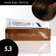 Farby do włosów i szampony koloryzujące - SCANDIC Line Profis lastrada farba do włosów 100ml 5.3 - miniaturka - grafika 1