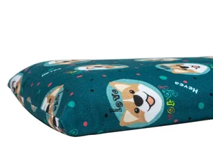 Poduszka lateksowa Hevea Milusie 40x30 (Corgi granat) - Kołdry i poduszki dla dzieci - miniaturka - grafika 1
