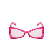 Półbuty damskie - Cropp - Różowe okulary przeciwsłoneczne - Różowy - miniaturka - grafika 1