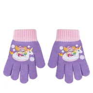 Rękawiczki - Rękawiczki Paw Patrol ACCCS-AW24-314PAW Fioletowy - miniaturka - grafika 1