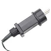 Ozdoby bożonarodzeniowe - vidaXL Sznur lampek LED, 600 diod w kolorze ciepłej bieli, 60 m, PVC - miniaturka - grafika 1