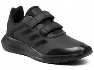 Buty dla dziewczynek - Buty Dziecięce Adidas Tensaur Gz3443 Czarne 28 - miniaturka - grafika 1