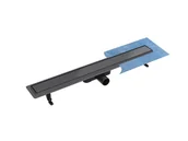 Syfony - Besco Virgo Grafit Duo Odpływ liniowy 90 cm grafitowy OL-90-VGR - odbiór osobisty: Kraków, Warszawa - miniaturka - grafika 1