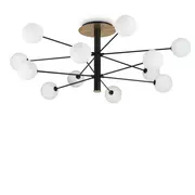 Lampy sufitowe - Ideal Lux Lampa sufitowa COSMOPOLITAN PL12 czarna 273709 273709/IL - miniaturka - grafika 1