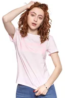 Koszulki i topy damskie - WRANGLER T SHIRT DAMSKI LOGO TEE CRADLE PINK W7P3EVXBJ 112132040 - Wrangler - miniaturka - grafika 1