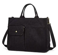 Torebki damskie - Torba na zakupy damska Cord Hobo Bag torba na ramię torba College torba podróżna torba Crossbody torba kurierska torebka tote torebka 2023, czarny A, jeden rozmiar - miniaturka - grafika 1