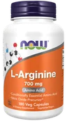 Aminokwasy - L-Arginina 700 mg 180 kaps ( Now Foods ) - miniaturka - grafika 1