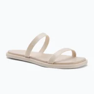 Klapki i japonki damskie - Klapki damskie Calvin Klein HW0HW02417 Double Bar Slide - Jelly turtle dove - miniaturka - grafika 1