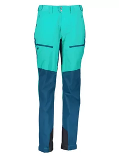 Spodnie sportowe męskie - Helly Hansen Spodnie funkcyjne "Verglas" w kolorze turkusowo-niebieskim - grafika 1