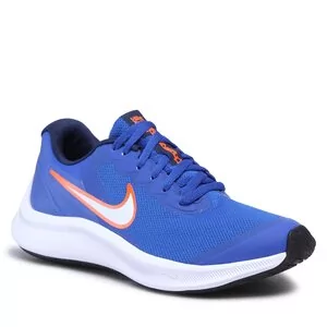 Buty dla chłopców - Buty Nike - Star Runner 3 (Gs) DA2776 403 Game Royal/White/Midnight Navy - grafika 1