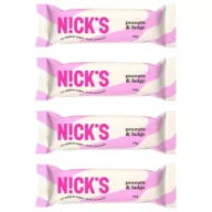Batoniki - Nicks Baton w mlecznej czekoladzie Peanut nFudge zestaw 4 x 40 g - miniaturka - grafika 1