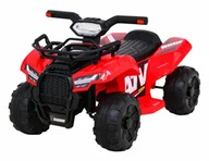 Pojazdy elektryczne dla dzieci - Quad Storm na akumulator dla dzieci Czerwony + Silnik 25W + MP3 USB + LED - miniaturka - grafika 1